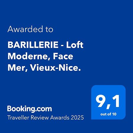 BARILLERIE - Loft Moderne, Face Mer, Vieux-Nice. Extérieur photo
