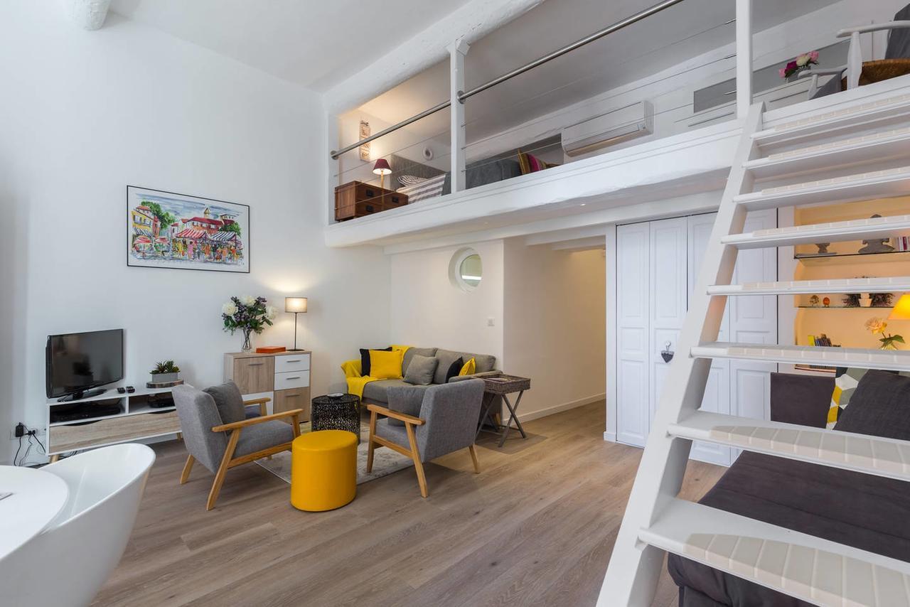 BARILLERIE - Loft Moderne, Face Mer, Vieux-Nice. Extérieur photo